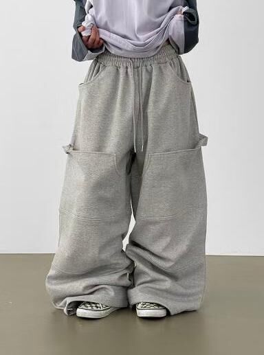 淨色可束腳運動褲 Hestory-126P