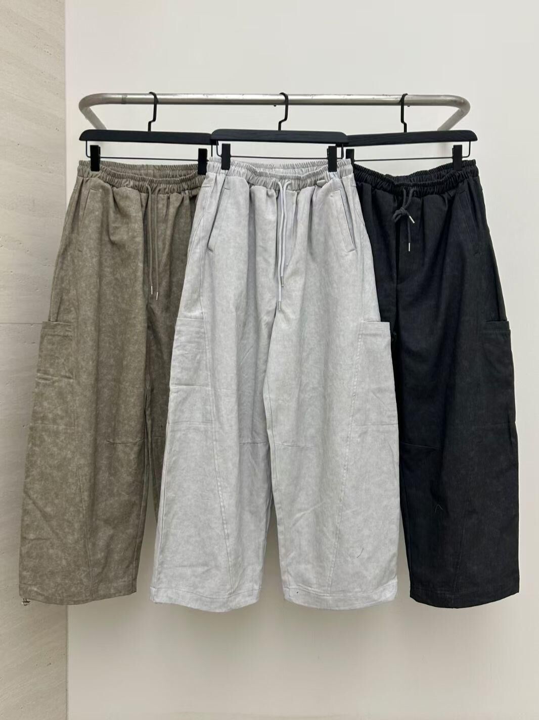 淨色可束腳鬆身褲 Hestory-127P