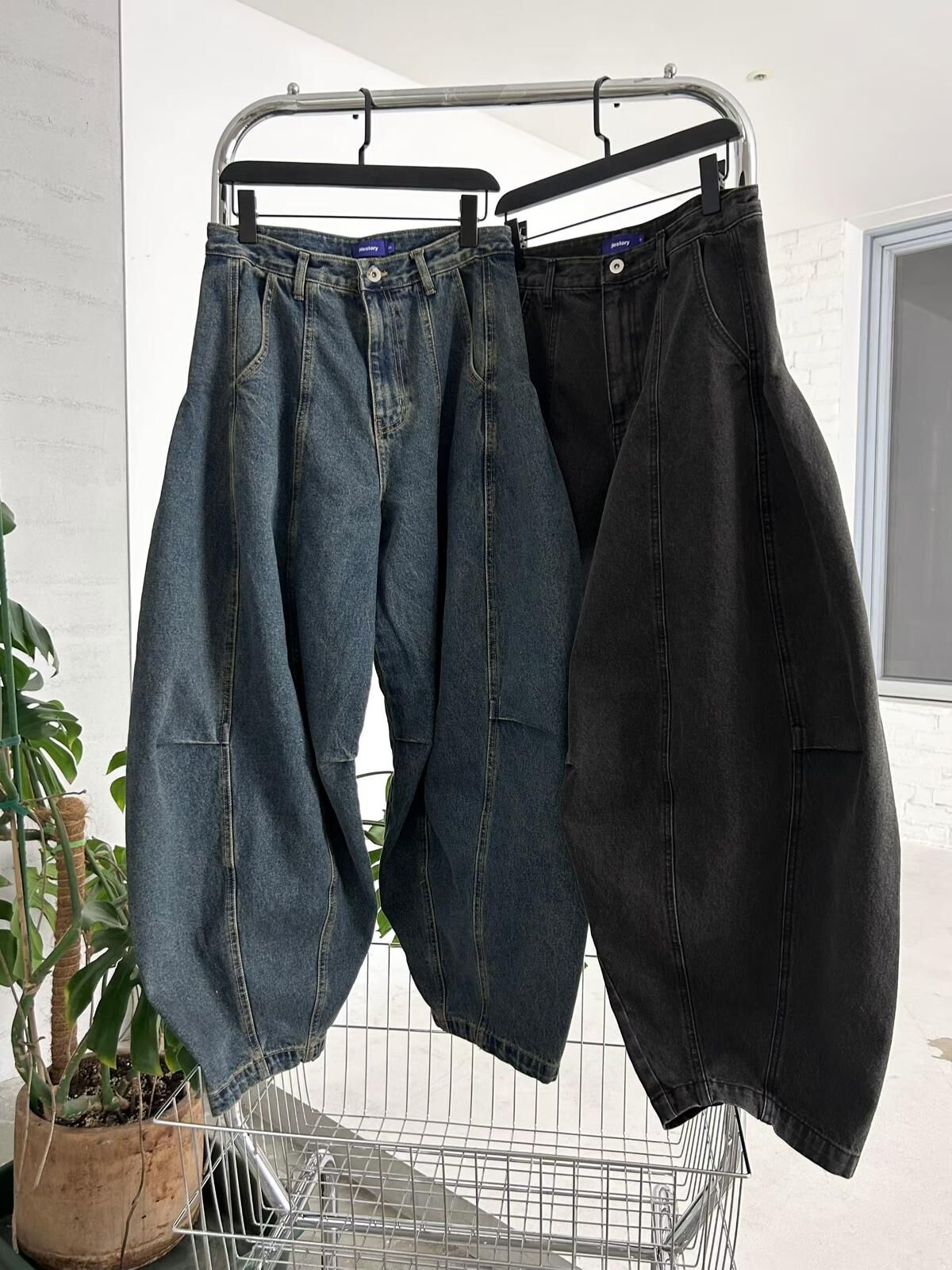 洗水鬆身牛仔褲 Hestory-128J