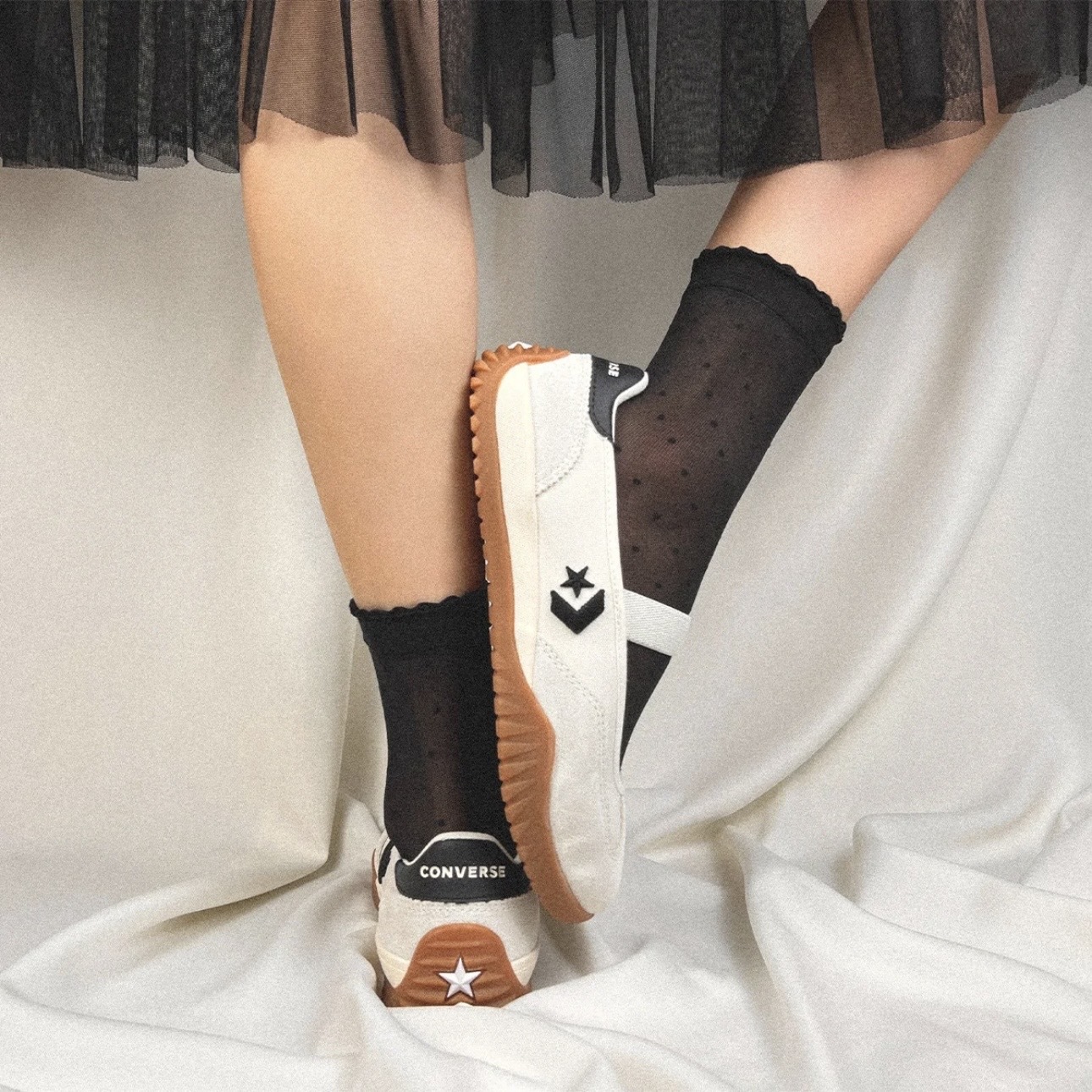 CONVERSE RUN STAR TRAINER BALLET FLAT SLIP EGRET 米白 芭蕾 平底鞋 匡威 A16250C