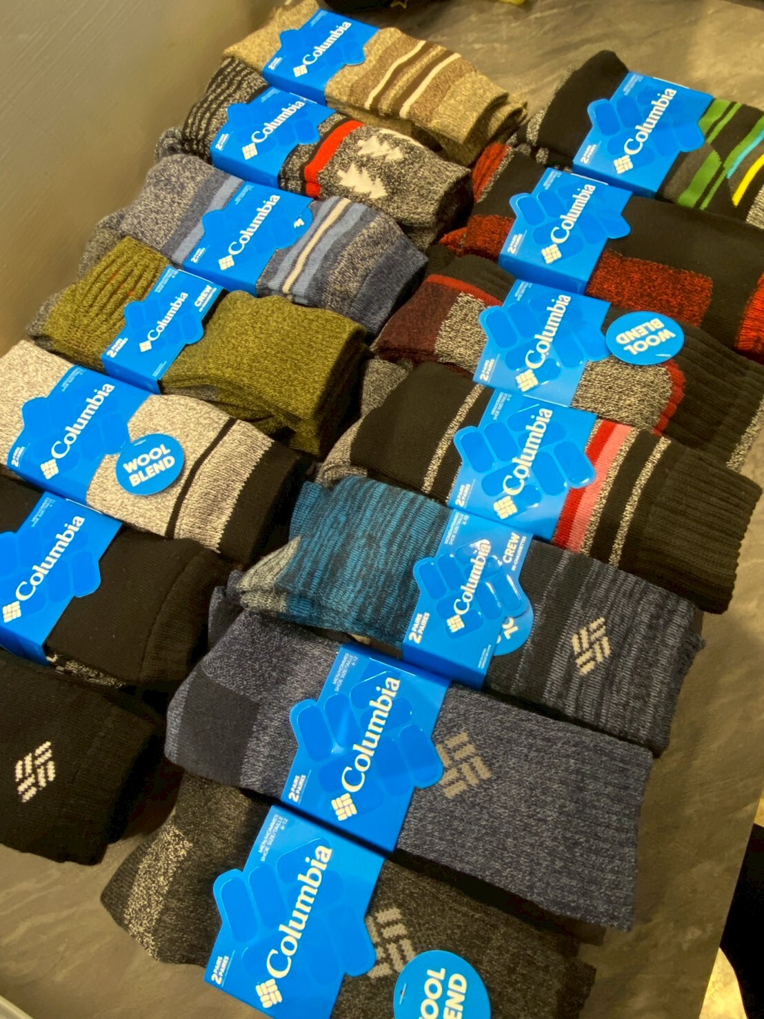 Columbia 羊毛長筒襪兩入組  PKG101452