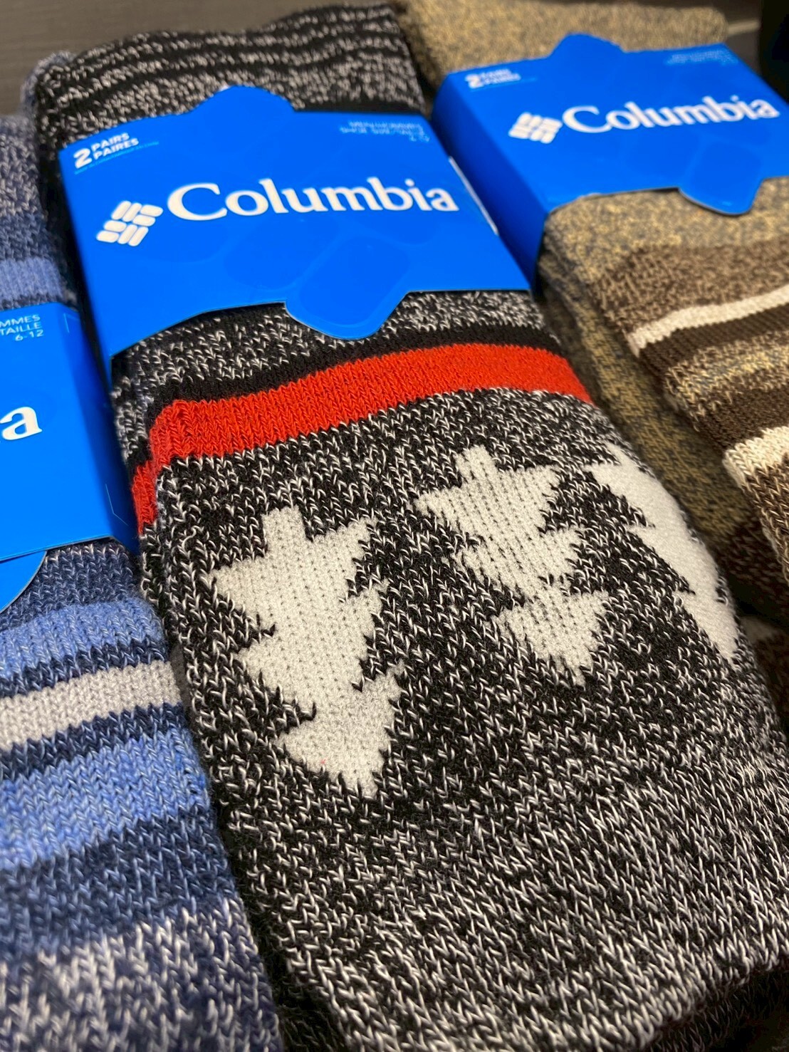 Columbia 羊毛長筒襪兩入組  PKG101452