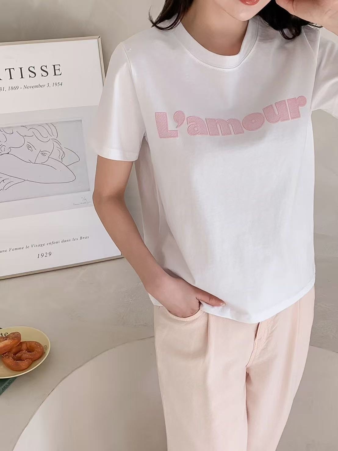 716 正韓輕甜L’amour短袖上衣