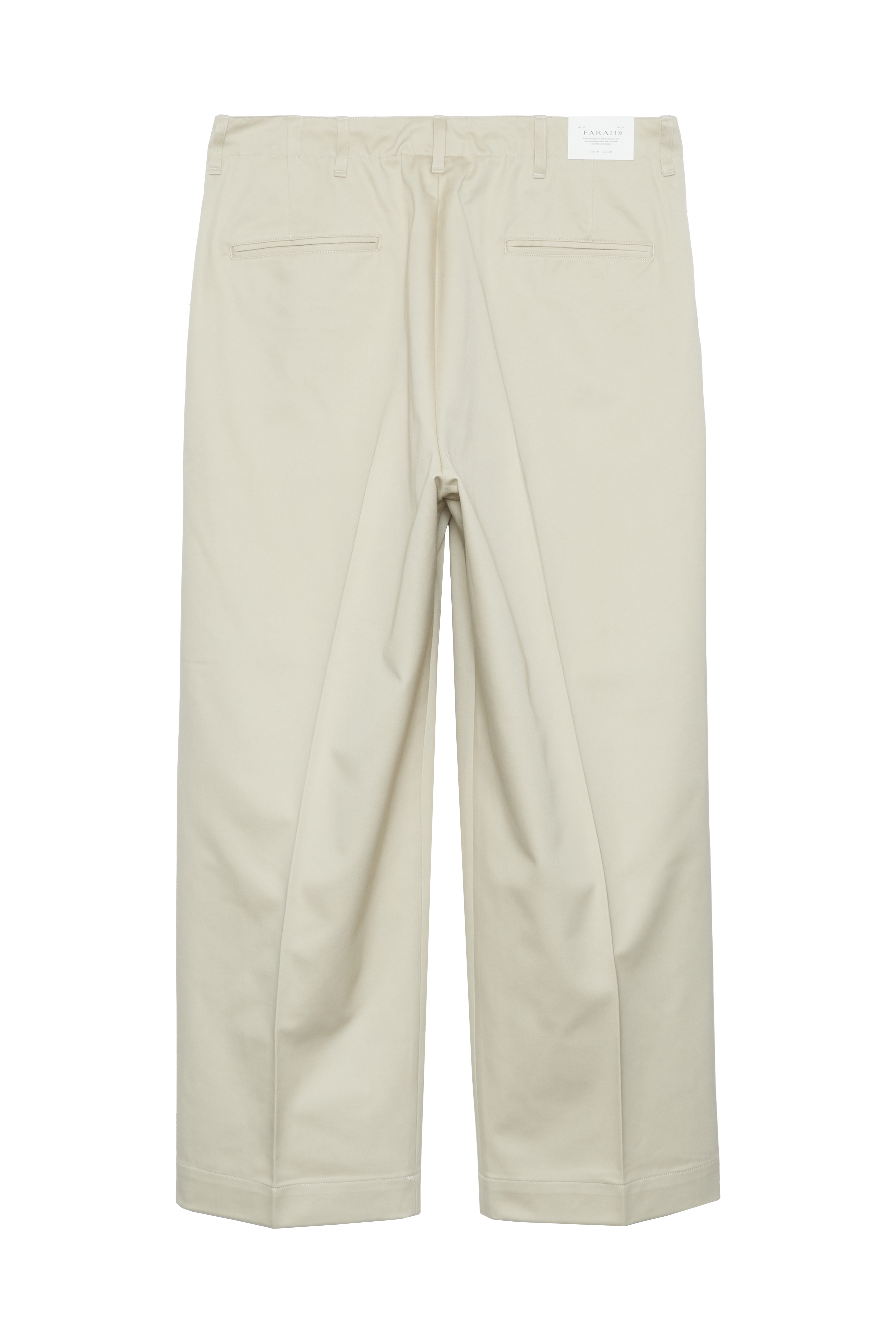 FARAH US ARMY CHINO WIDE SLACKS (2COL)