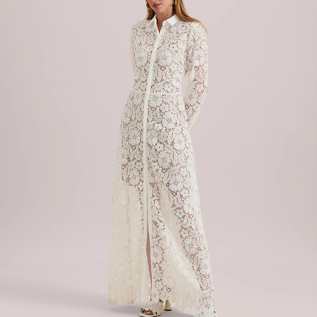 1AF0323-111 [ANNE FONTAINE] Violeta Dress White #P20F20201 (EU)