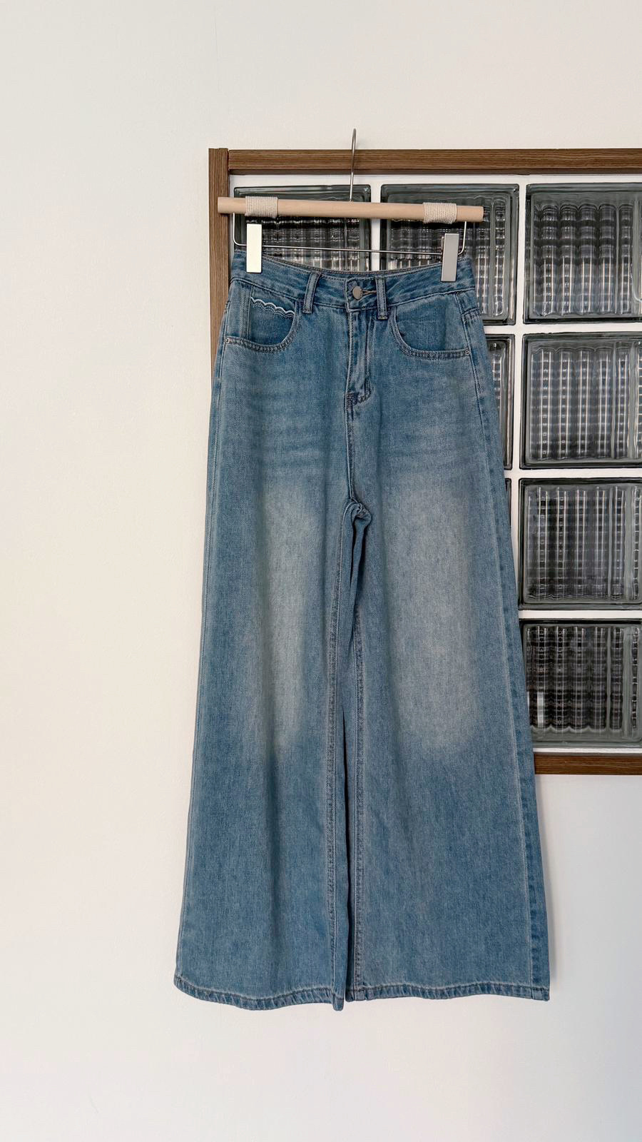 KR518 今團必買!軟熟超正版型洗水牛仔褲