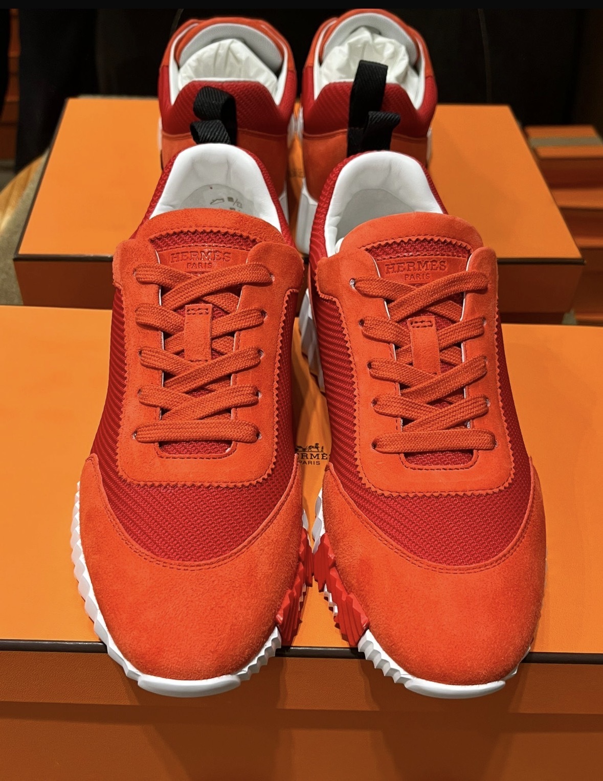 Bouncing sneaker 5H rouge grenadine