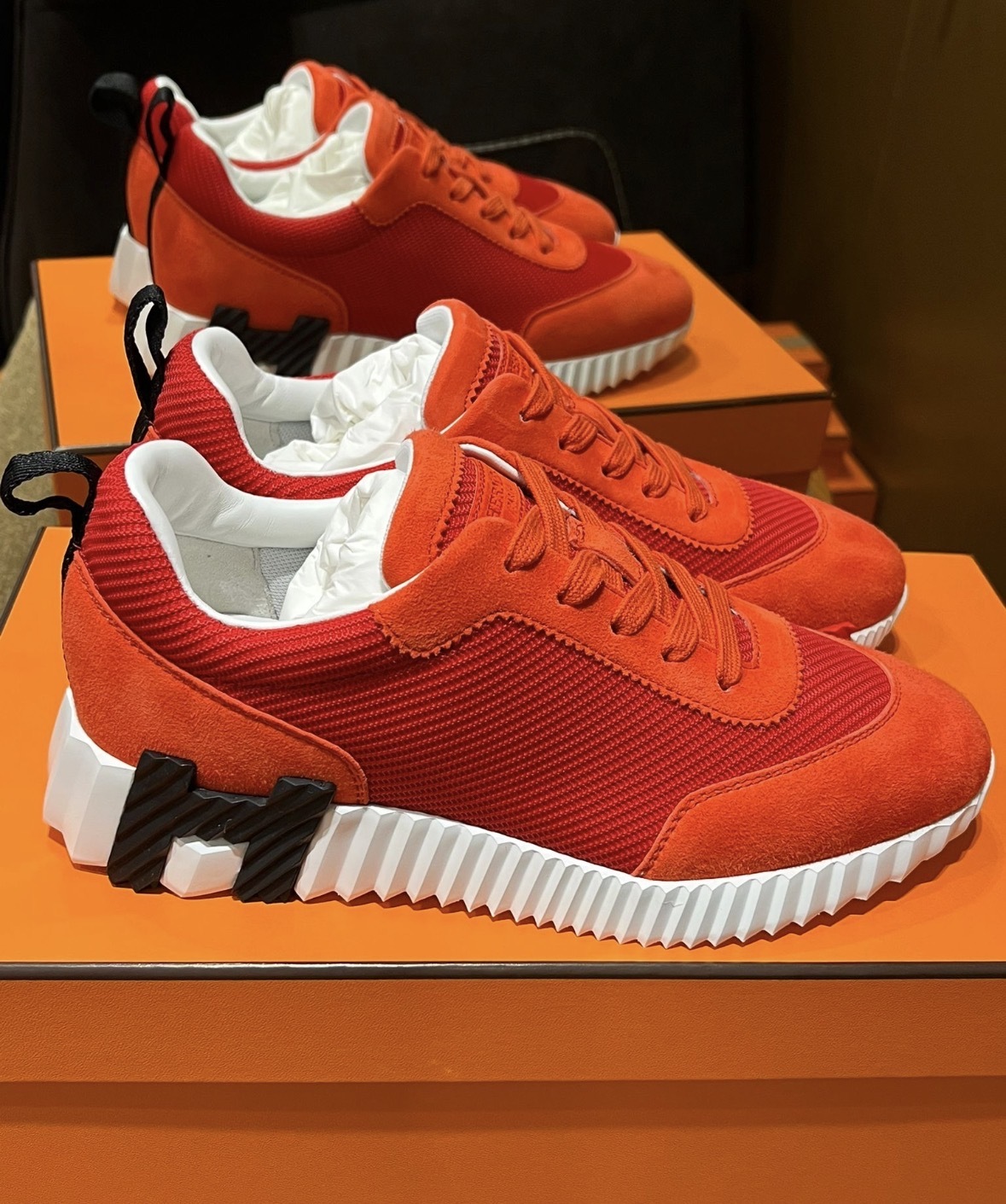 Bouncing sneaker 5H rouge grenadine