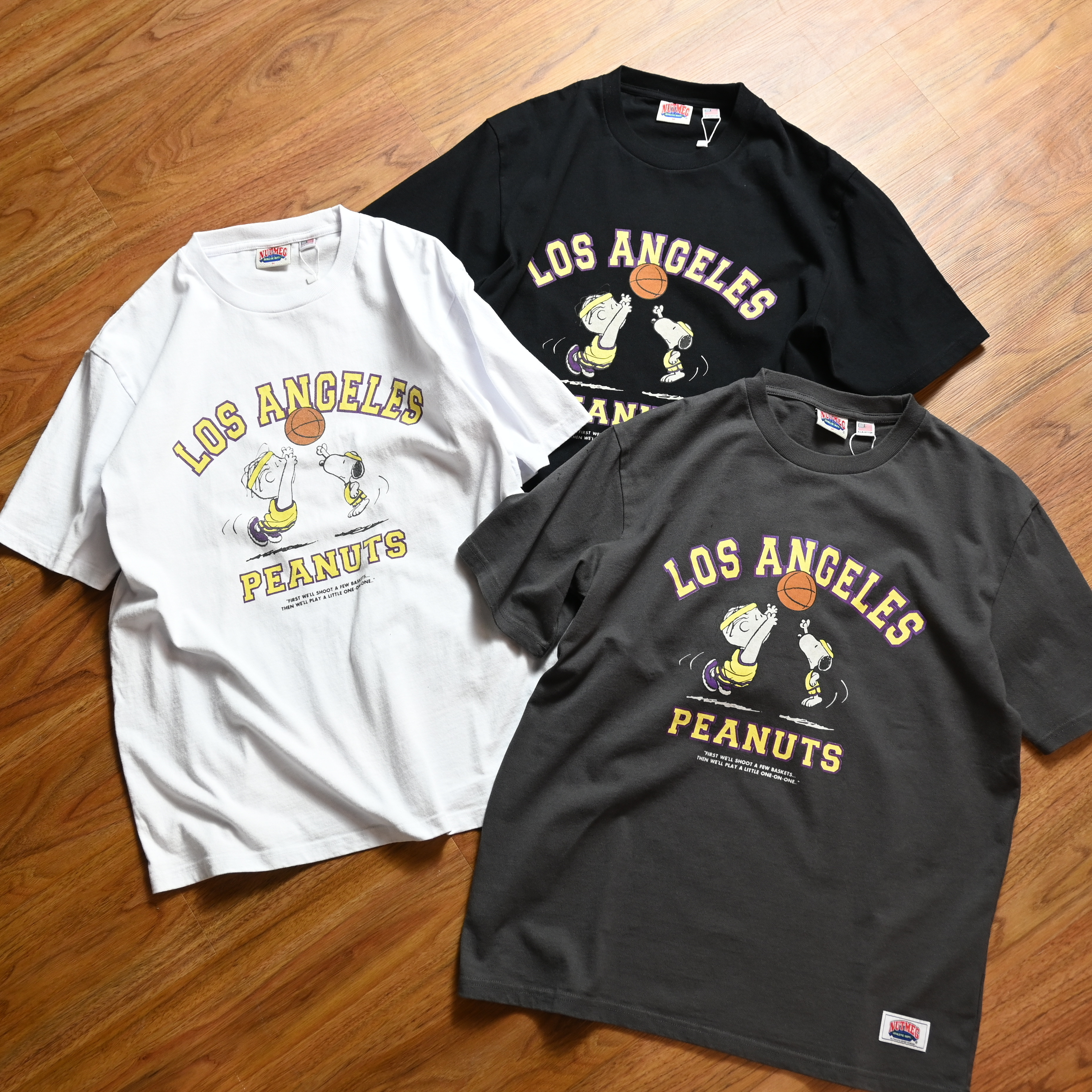 Peanuts x Nutmeg Tokyo LA Basketball Tee