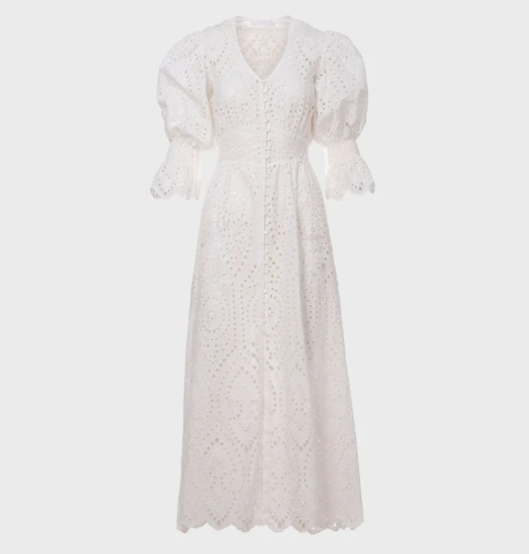 1AF0323-318 [ANNE FONTAINE] Caracas Dress White #P21F21501 (EU)