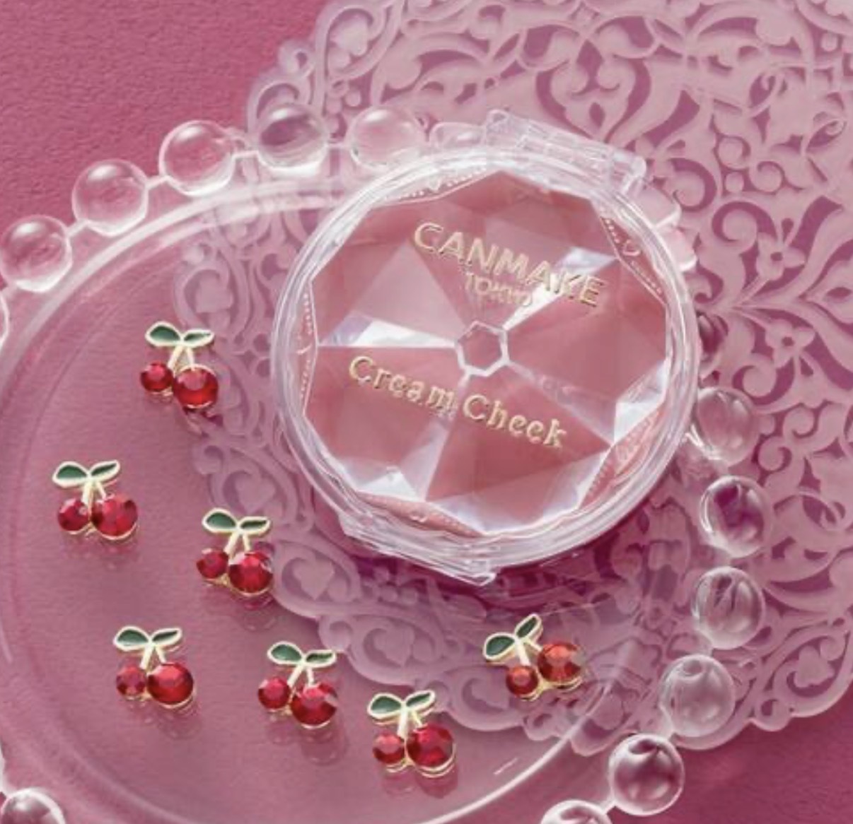 【日本大熱】JP 新發售 Canmake 絲滑奶油胭脂 25號 櫻桃粉 3481 TK260322