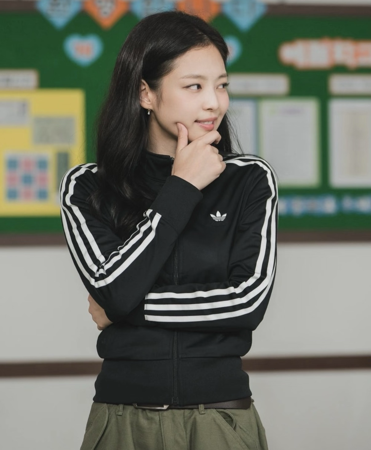 (jennie同款) adidas track jacket