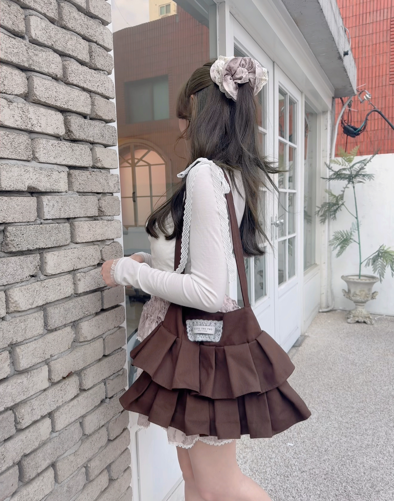 *BJ2 MADE SERIES* THE PLEATED CUP CAKE TOTE SHOULDER BAG 260323