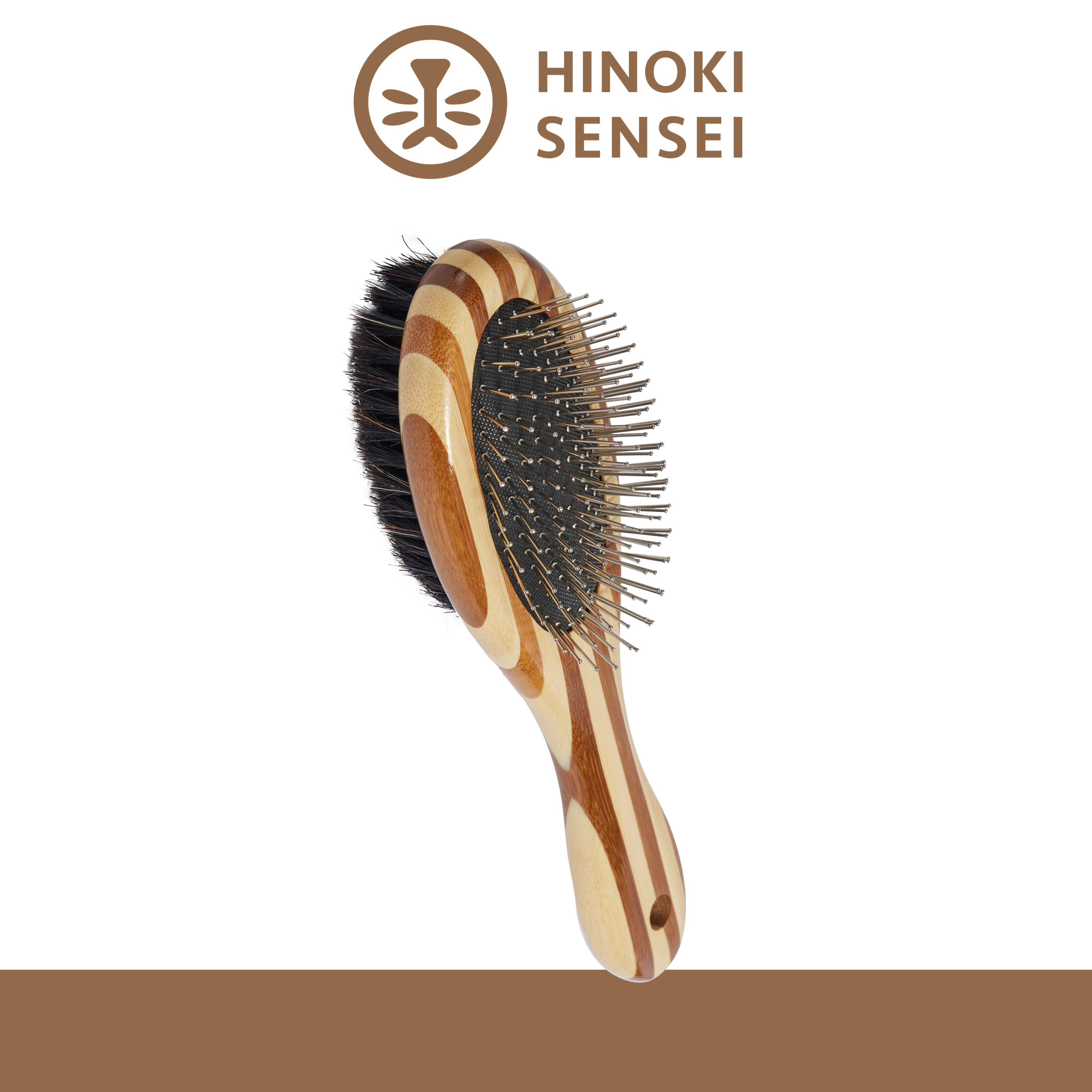 長短毛兩用按摩梳/豬鬃毛梳＆長針梳