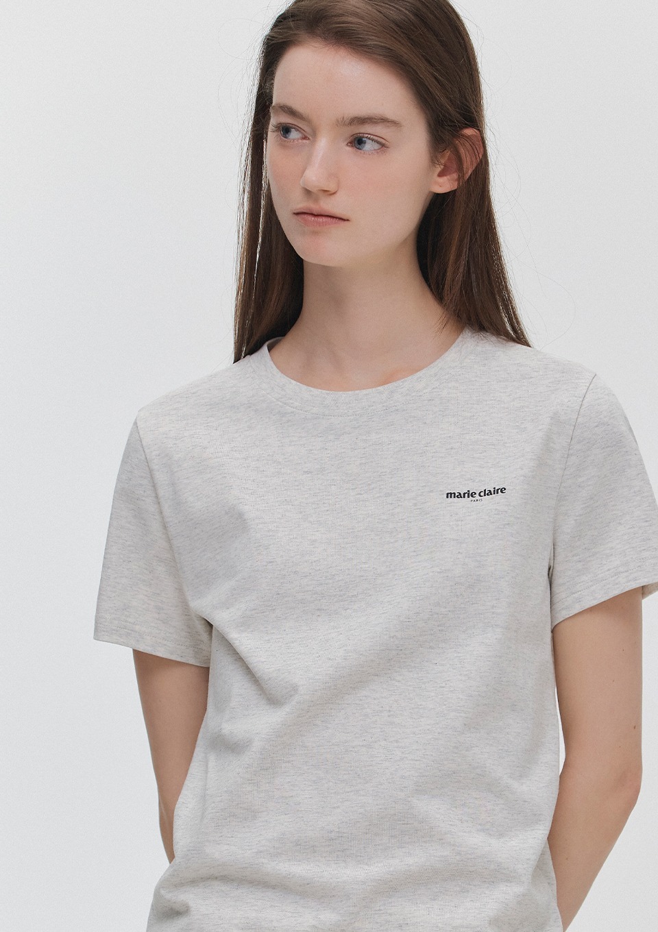 <韓國代購> MARIE CLAIRE CLASSIC LOGO REGULAR FIT PACK TEE