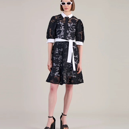 1AF0323-315 [ANNE FONTAINE] Kennah Dress Black #P25F04203 (EU)