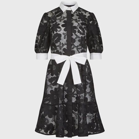 1AF0323-315 [ANNE FONTAINE] Kennah Dress Black #P25F04203 (EU)