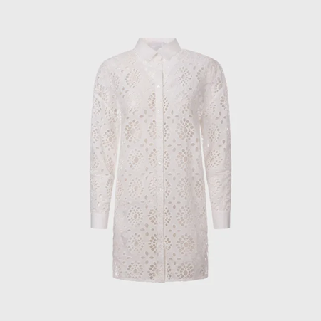 1AF0323-316 [ANNE FONTAINE] Casilde Shirt White #P21F16201 (EU)