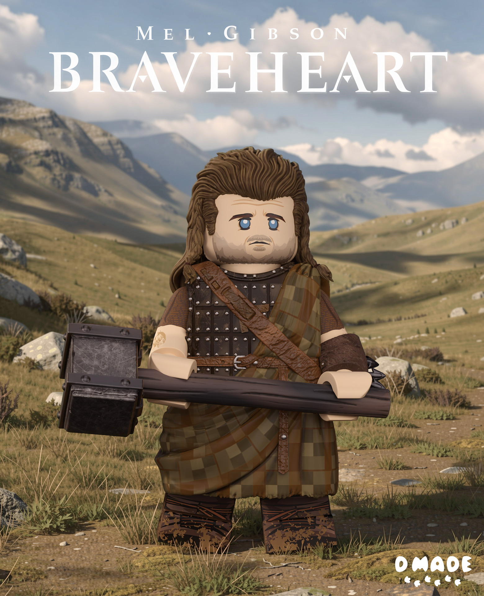 [D Made][Preorder] Braveheart William Wallace [UVprinted]