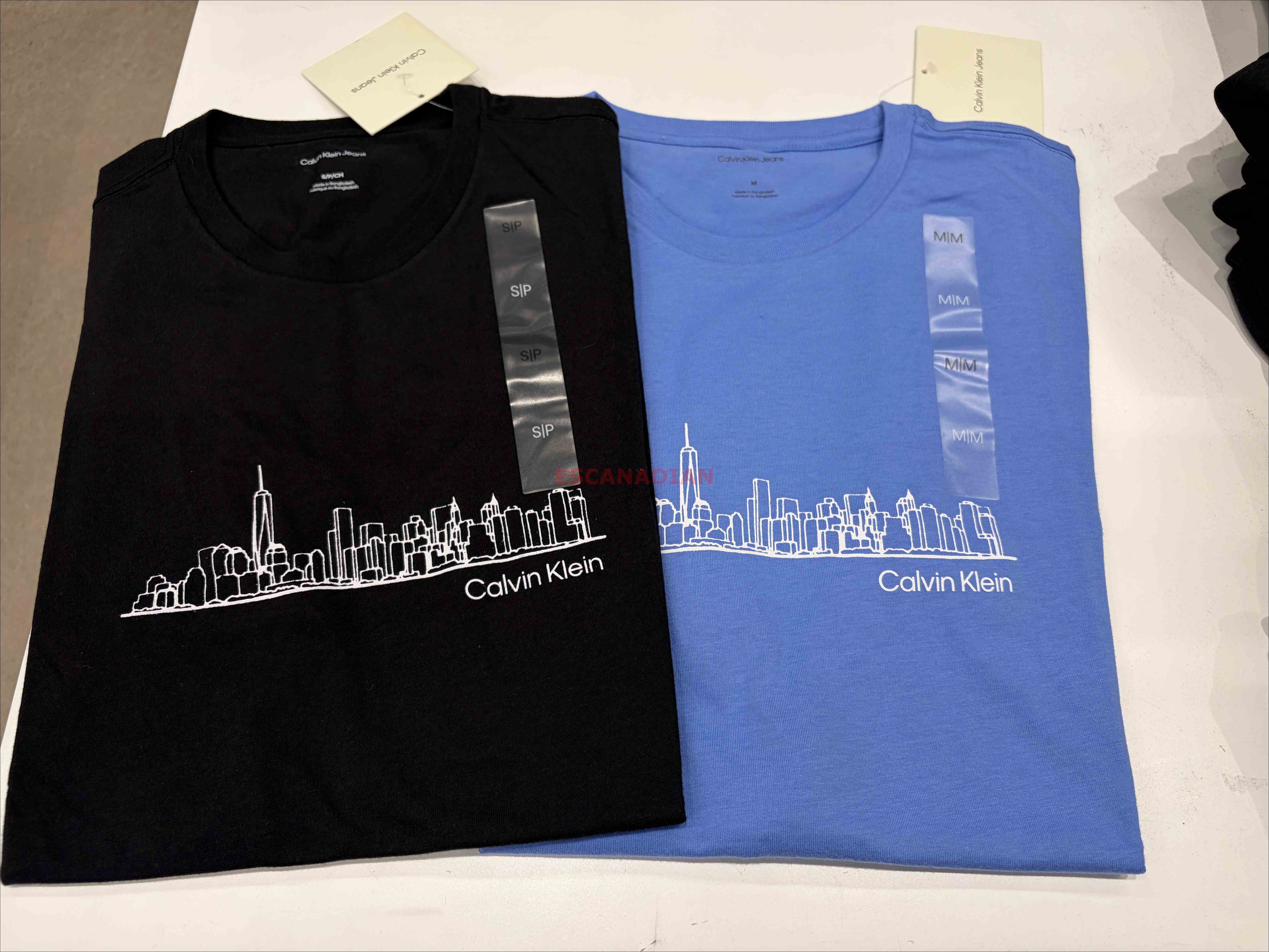 CK 男大人 城市圖案 短TEE (2色)