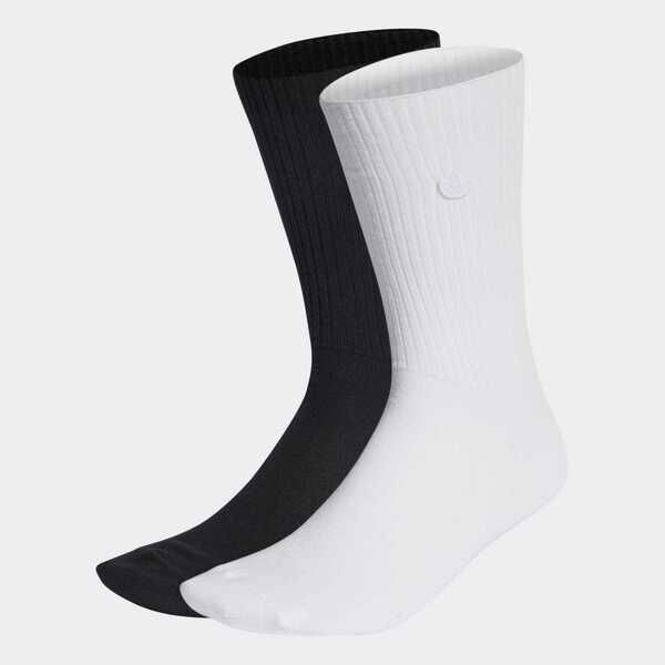 Adidas 愛迪達 Crew Sock 2pp IC8699 中筒襪 黑 白 2雙入 舒適 百搭