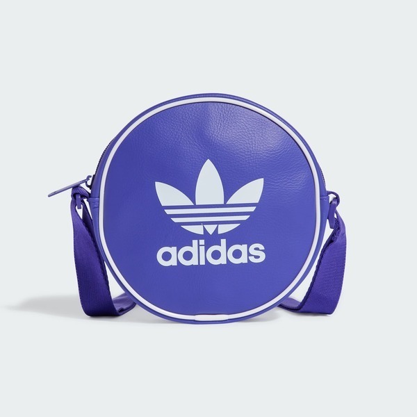 Adidas 愛迪達 Ac Round Bag IR5446 側背包 肩背 斜背 藍 皮革 小圓包