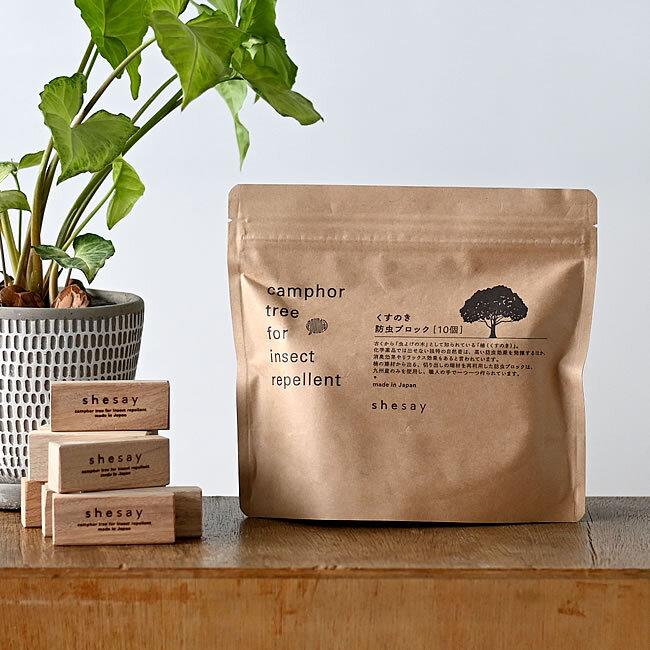 【預購】J0323602 Shesay 日本製｜天然樟木芳香條 (10件裝)