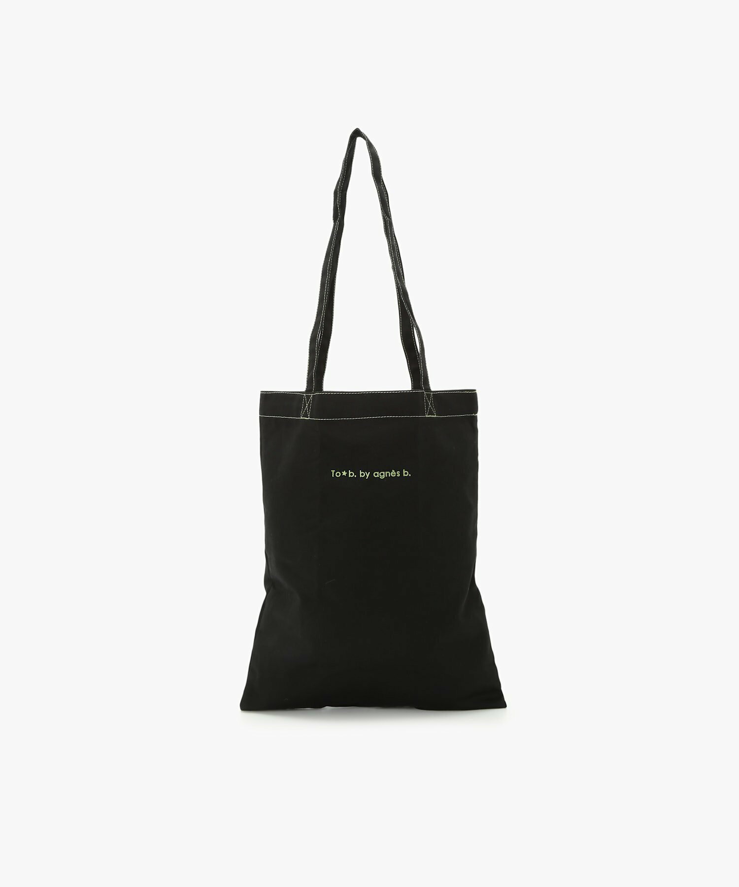 JP To b. by agnes b. 刺繡Logo  Tote Bag+髮圈