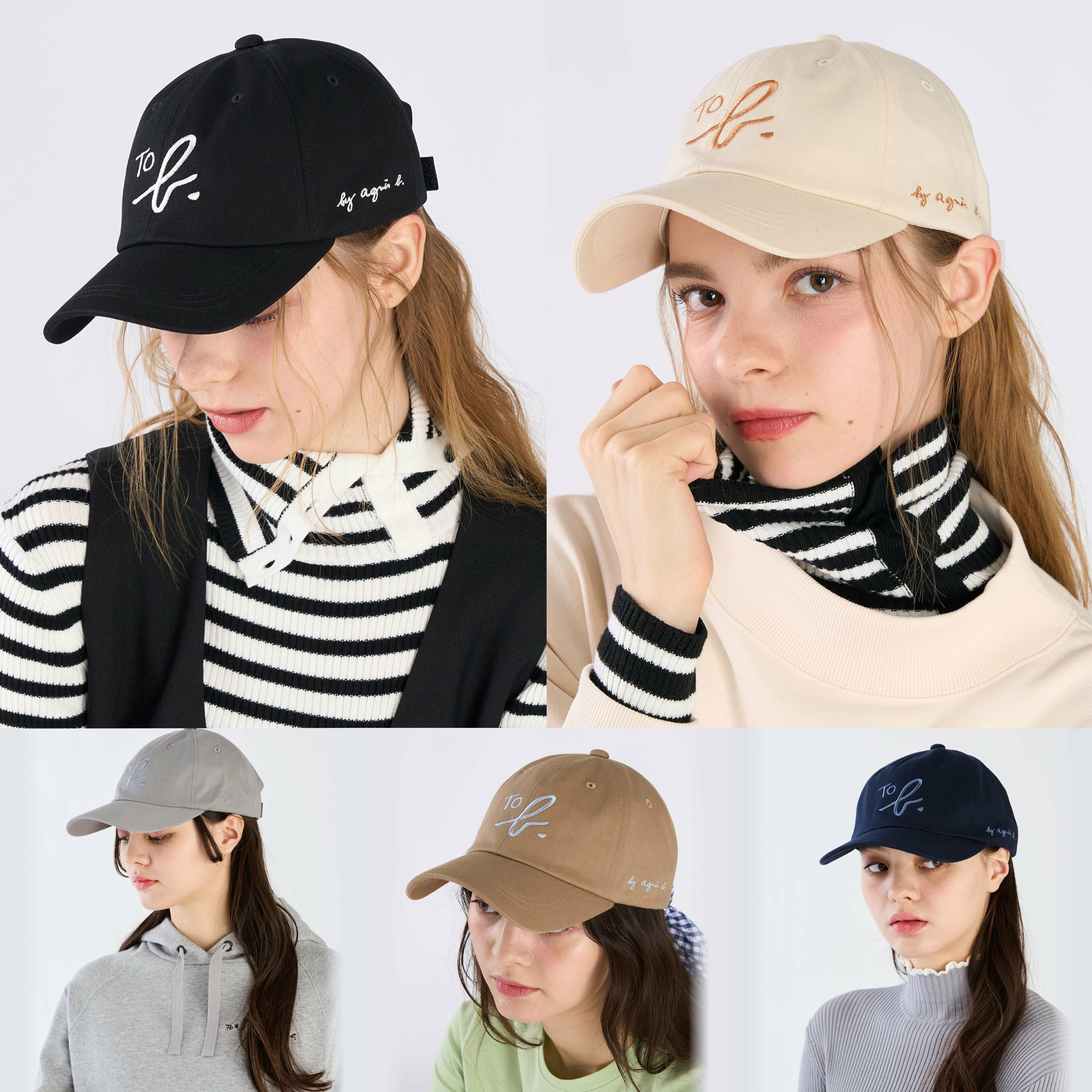 JP To b. by agnes b. 刺繡LoGo Cap