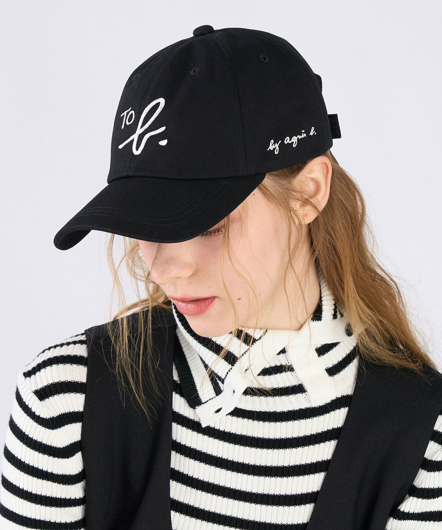 JP To b. by agnes b. 刺繡LoGo Cap