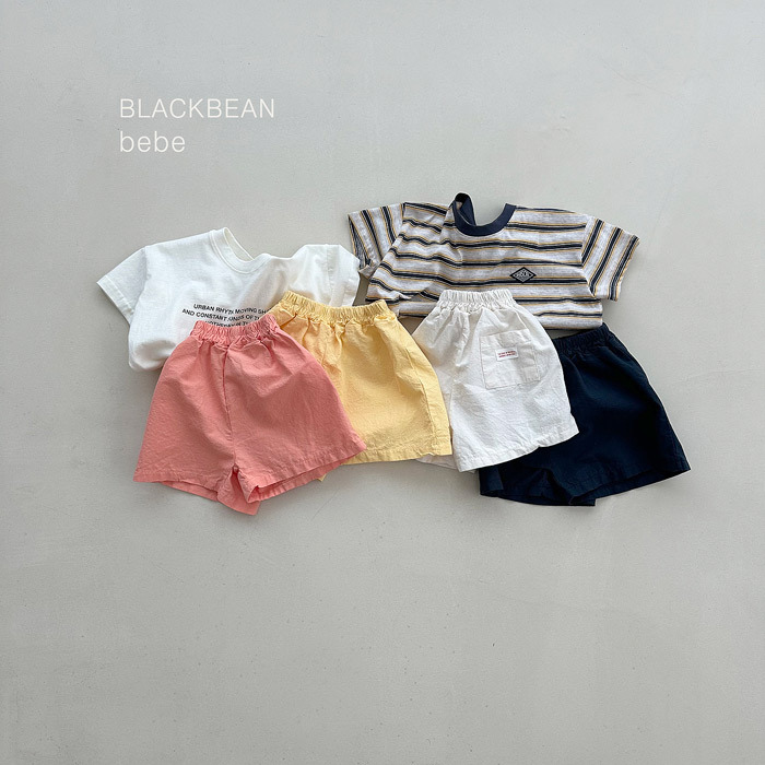正韓夏BLACKBEAN 嫩嬰/小童四色日常果凍色短褲