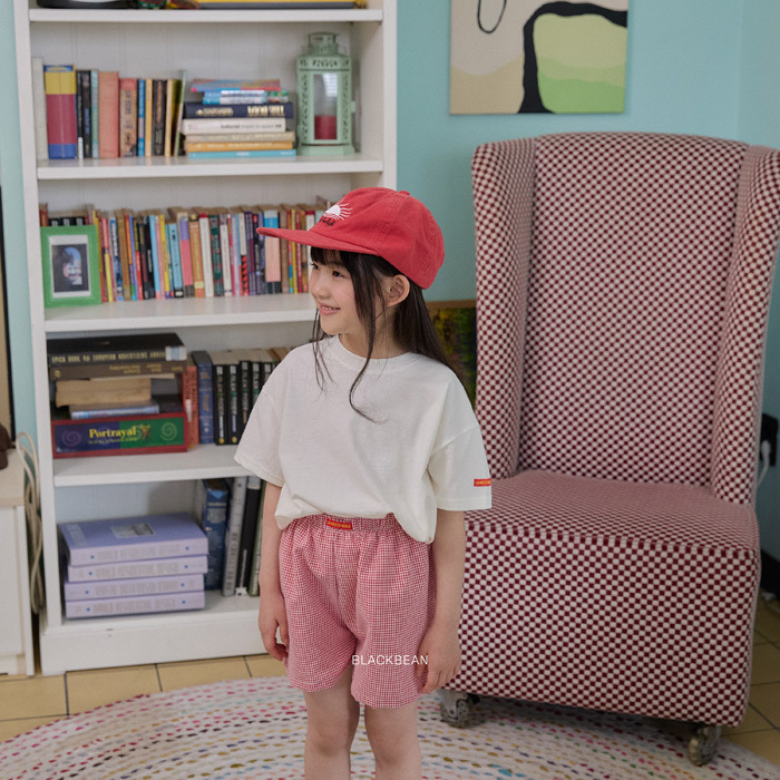 正韓夏BLACKBEAN 小童兩色經典黑白日常上衣