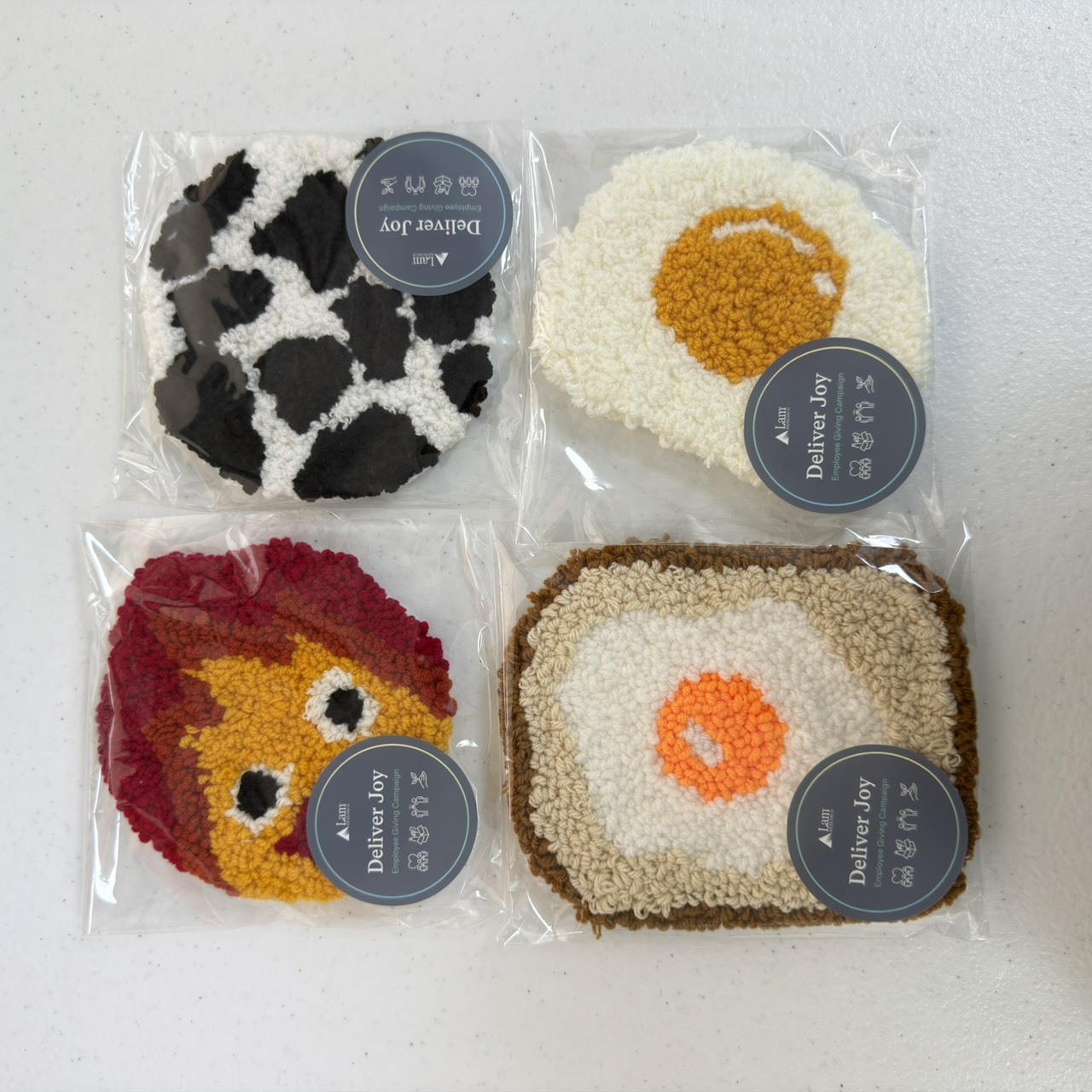 羅東院|手工編織造型杯墊2入(款式隨機)