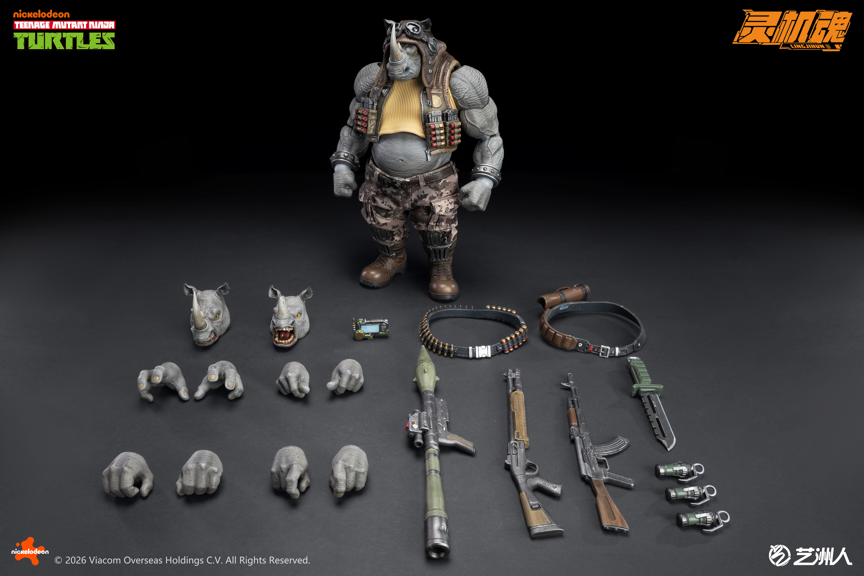 LINGJIHUN 1/12 TMNT - Rocksteady + Bebop (SET) Action F