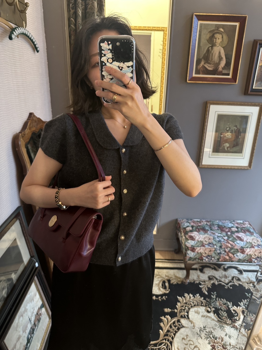 Aphrodite Bag - Bordeaux