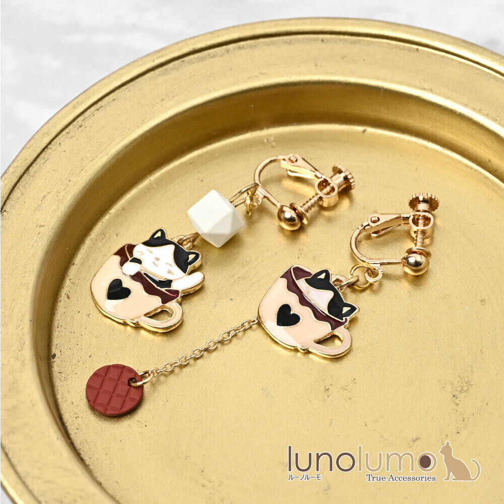 [luno lumo] 貓咪 neko 🐱耳環 日本製造