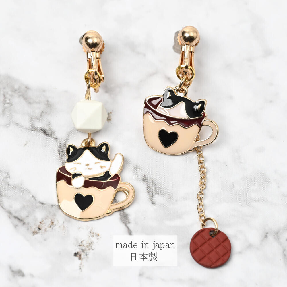 [luno lumo] 貓咪 neko 🐱耳環 日本製造