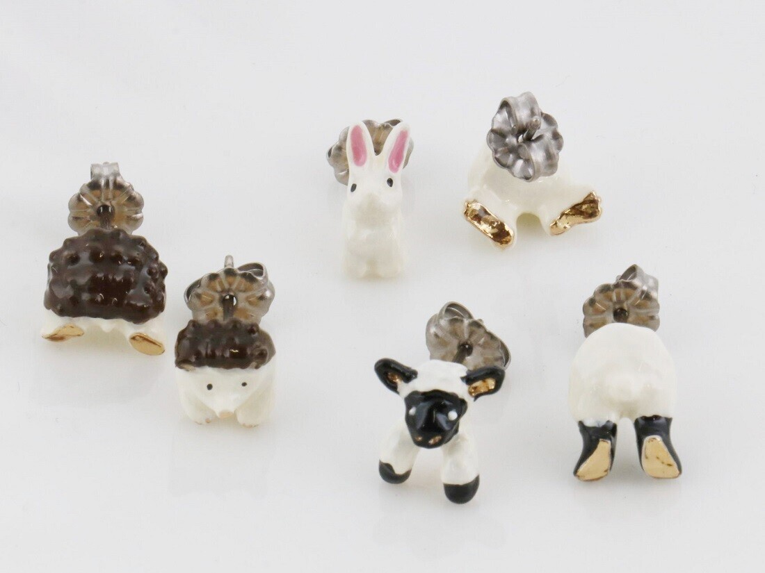 [MUK] 動物圖案耳環 日本製造