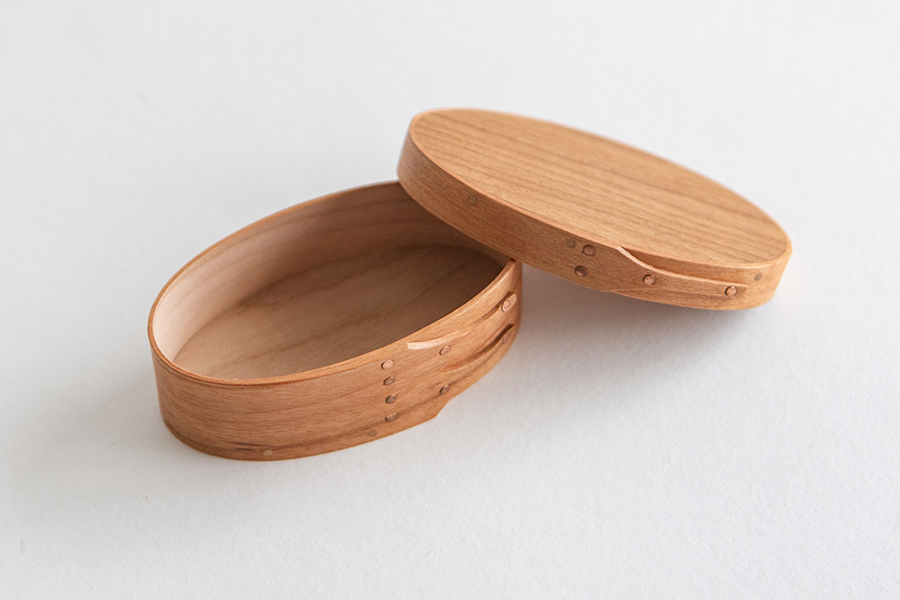 IFUJI-BENT WOOD OVAL BOX type-R_#0_cherry