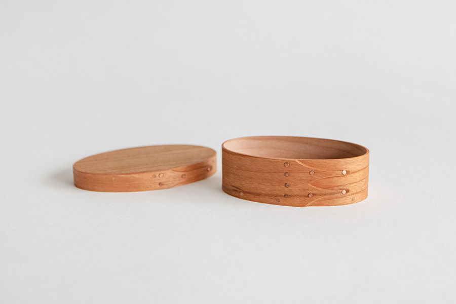 IFUJI-BENT WOOD OVAL BOX type-R_#0_cherry