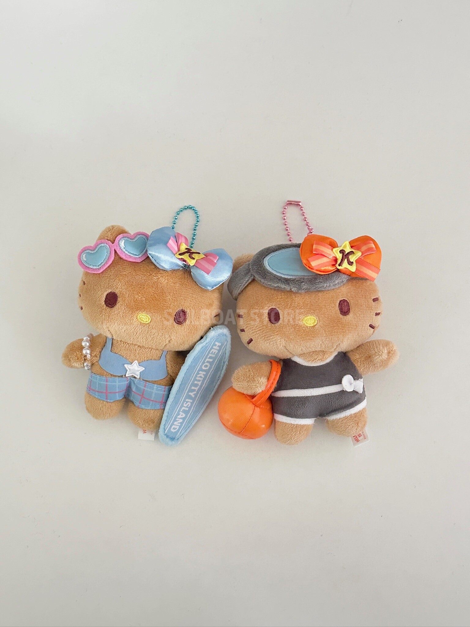 #現貨供應 🇰🇷韓國濟州島限定 三麗鷗 曬黑凱蒂貓 海女造型 吊飾娃娃