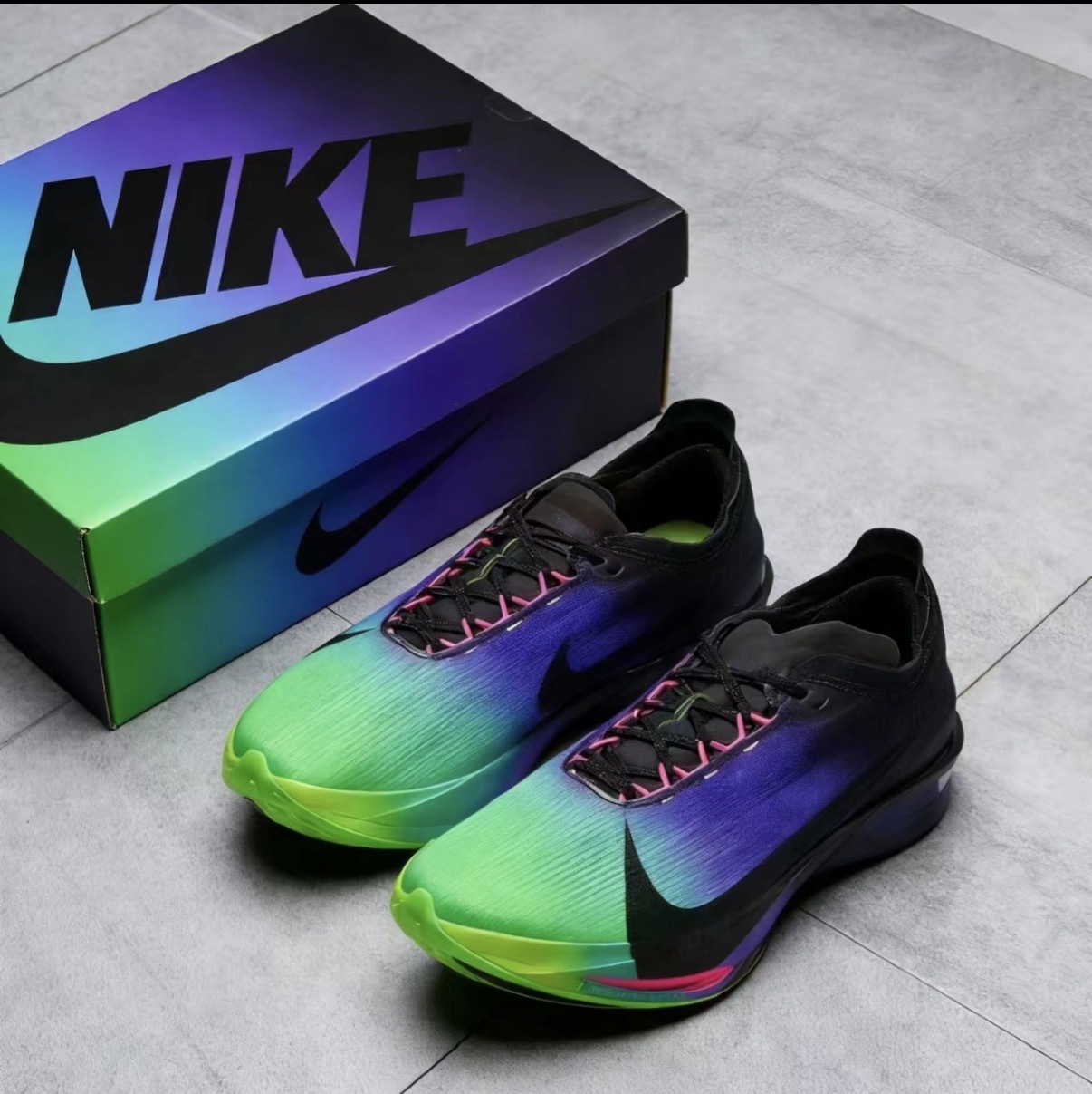 男鞋 NIKE ZOOMX STREAKFLY 2 GLAM 曜石紫 輕量 碳纖維 網布 運動 慢跑鞋【IO9567-400】