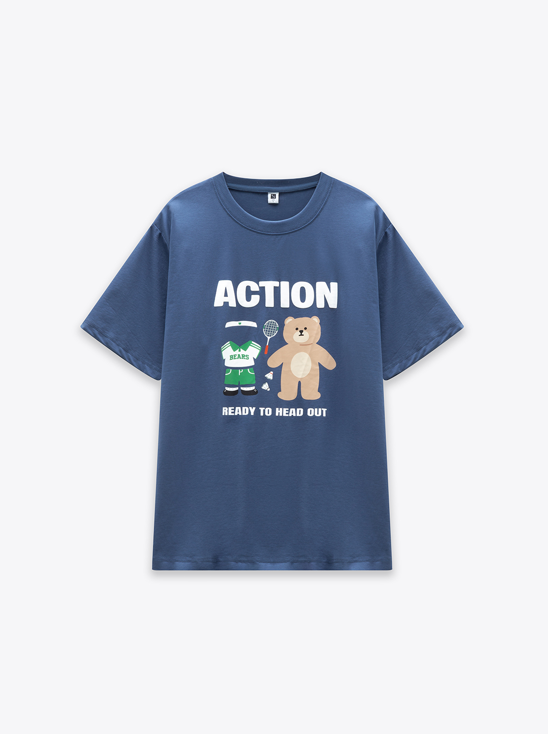 熊熊運動印花發泡TEE