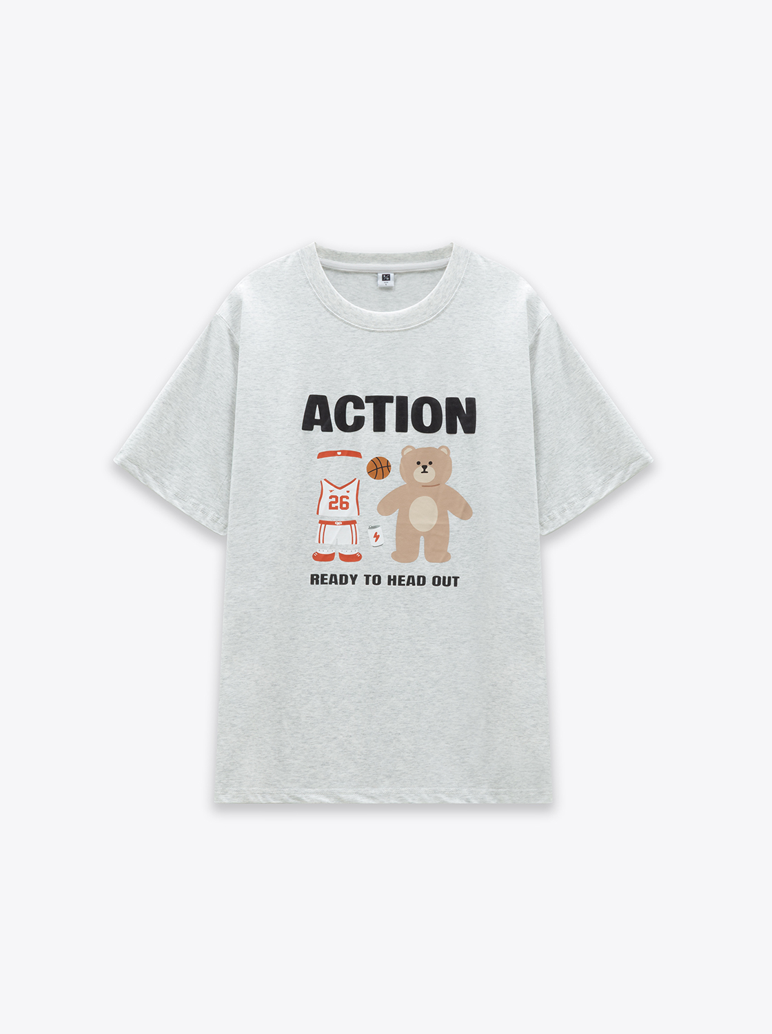 熊熊運動印花發泡TEE