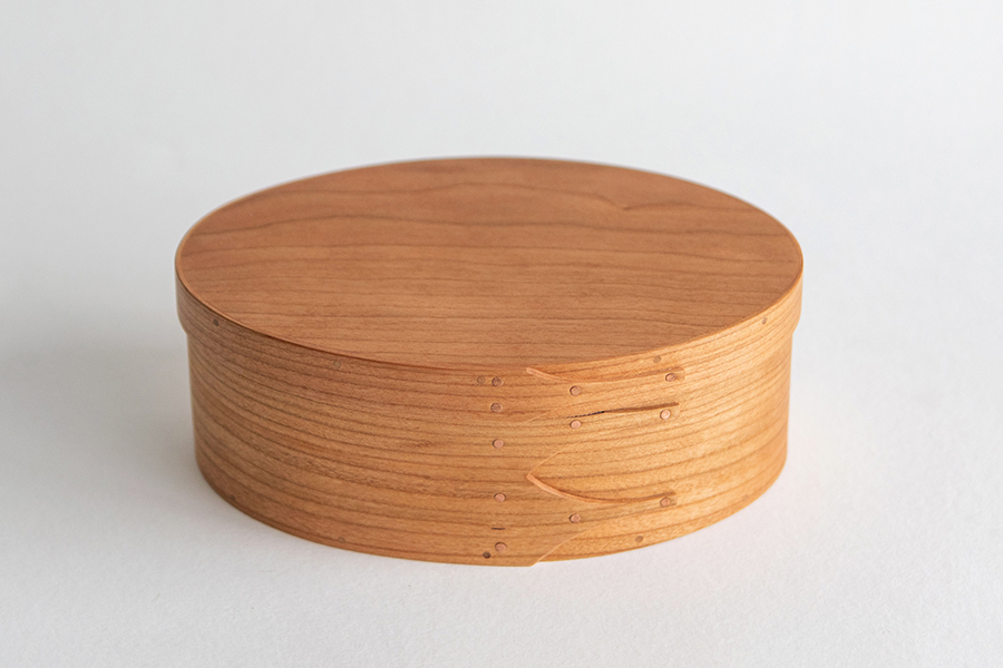 IFUJI-BENT WOOD OVAL BOX type-R_#3_cherry