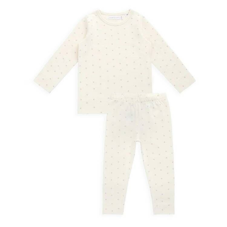 （預購）JAMIEKAY 櫻桃印花長袖長褲套裝 Organic Cotton Baker Long Sleeve Pyjama Set - Ditsy Cherries