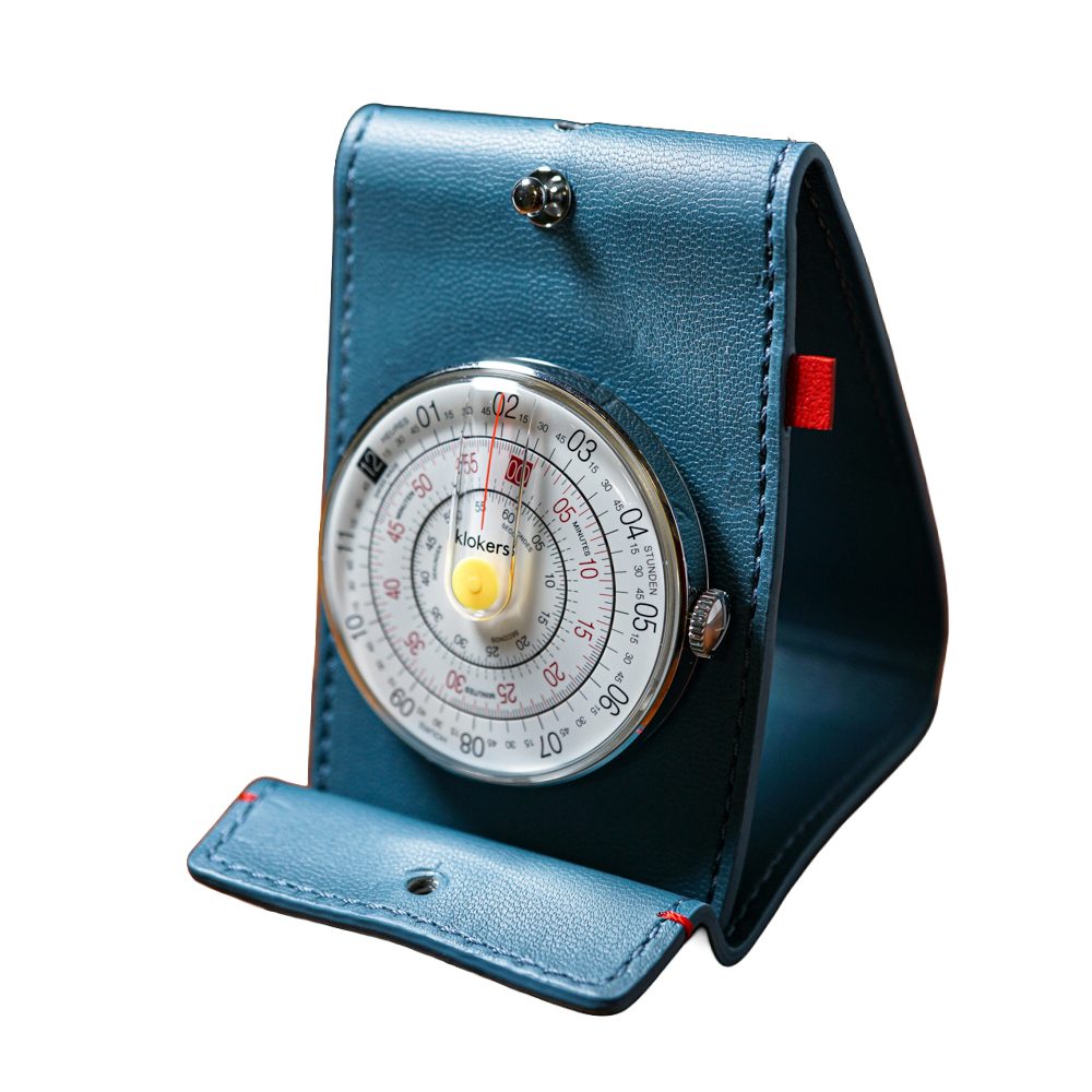 KLOK-01 錶頭＋藍色懷錶桌鐘套件