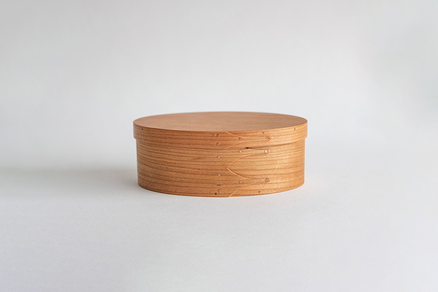 IFUJI-BENT WOOD OVAL BOX type-R_#3_cherry