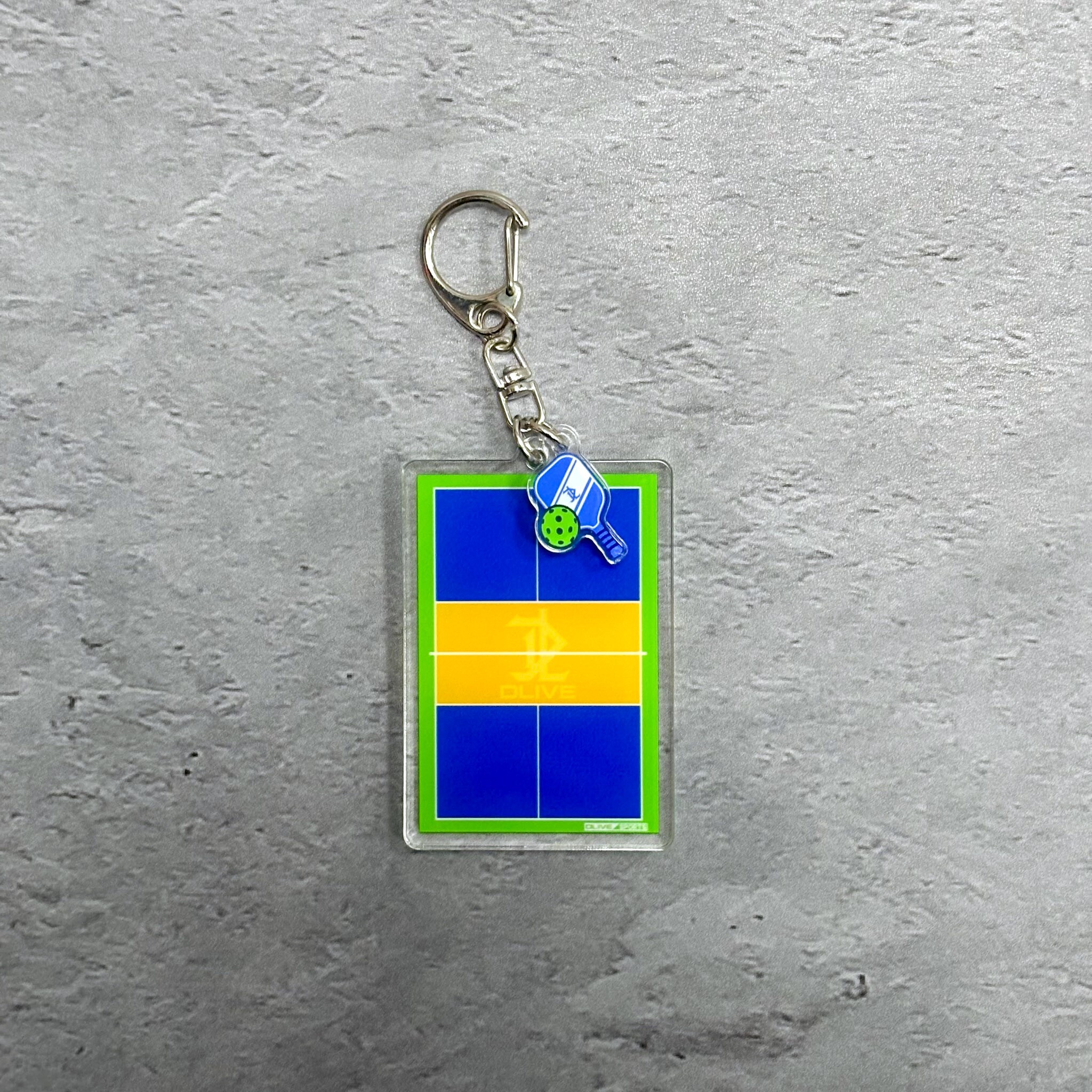 造型鑰匙圈 - 匹克球球場