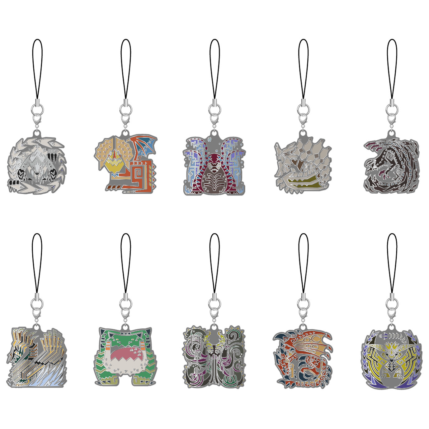 26年10月 CAPCOM 魔物獵人 荒野 魔物圖示 金屬鑰匙圈收藏集 中盒10入